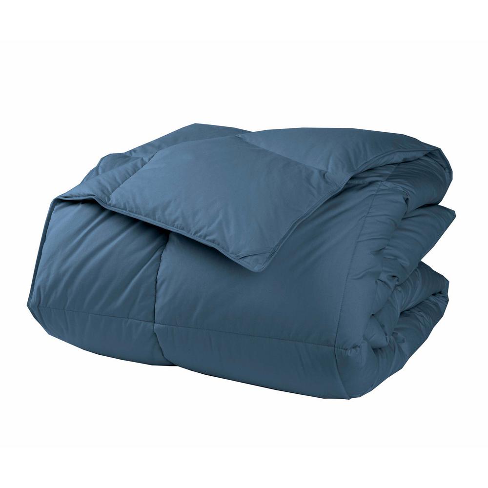 The Company Store Lacrosse Light Warmth Smoke Blue Full Down