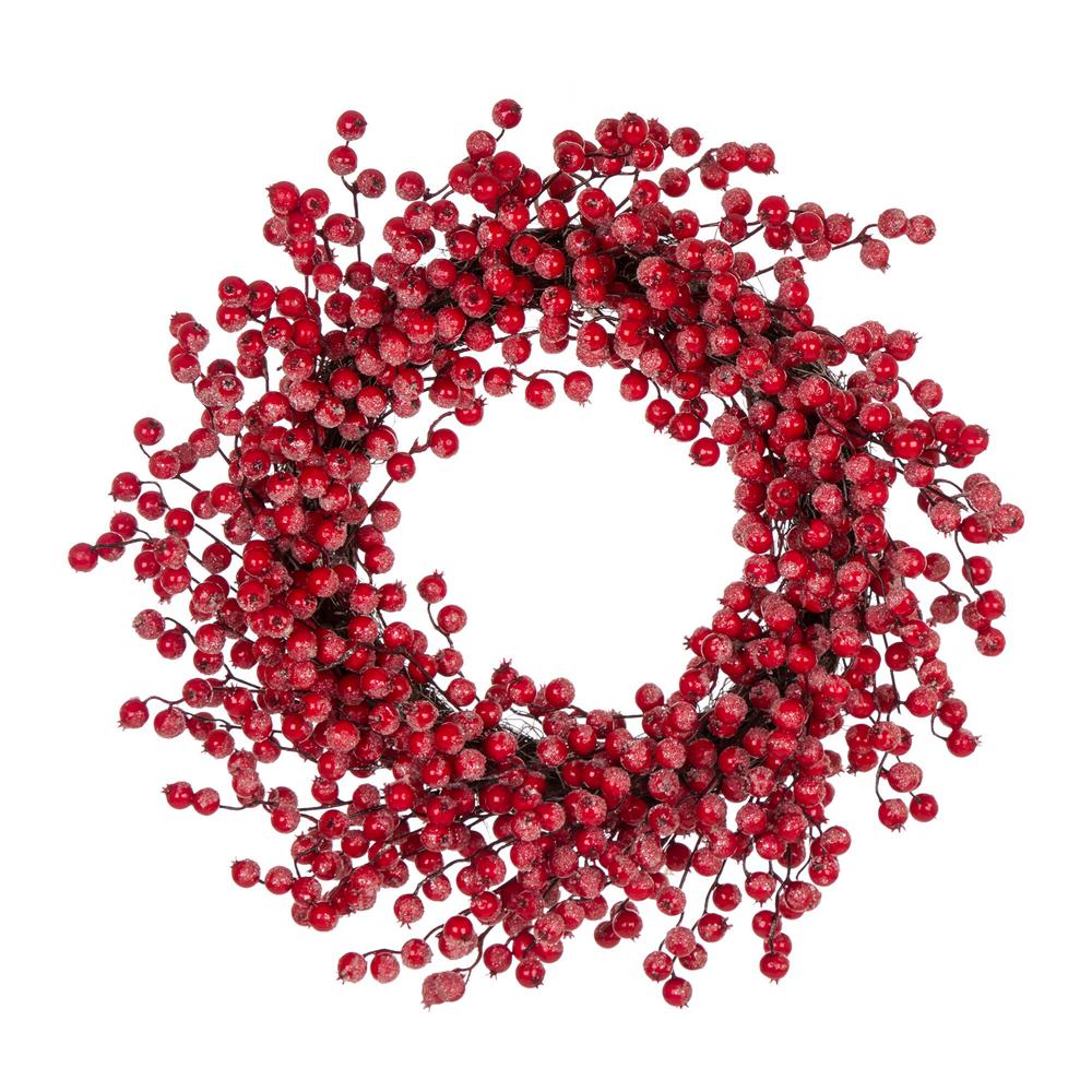 red berry wreath