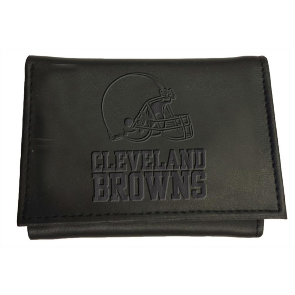 Team Sports America Cleveland Browns NFL Leather Tri-Fold Wallet ...