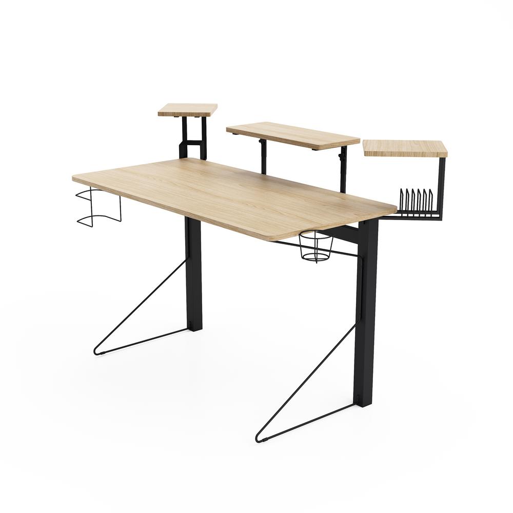 Jamesdar Carnegie Black Natural Computer Gaming Desk Jcdes866 Bk Computer Gaming Desk Jcdes866 Bk