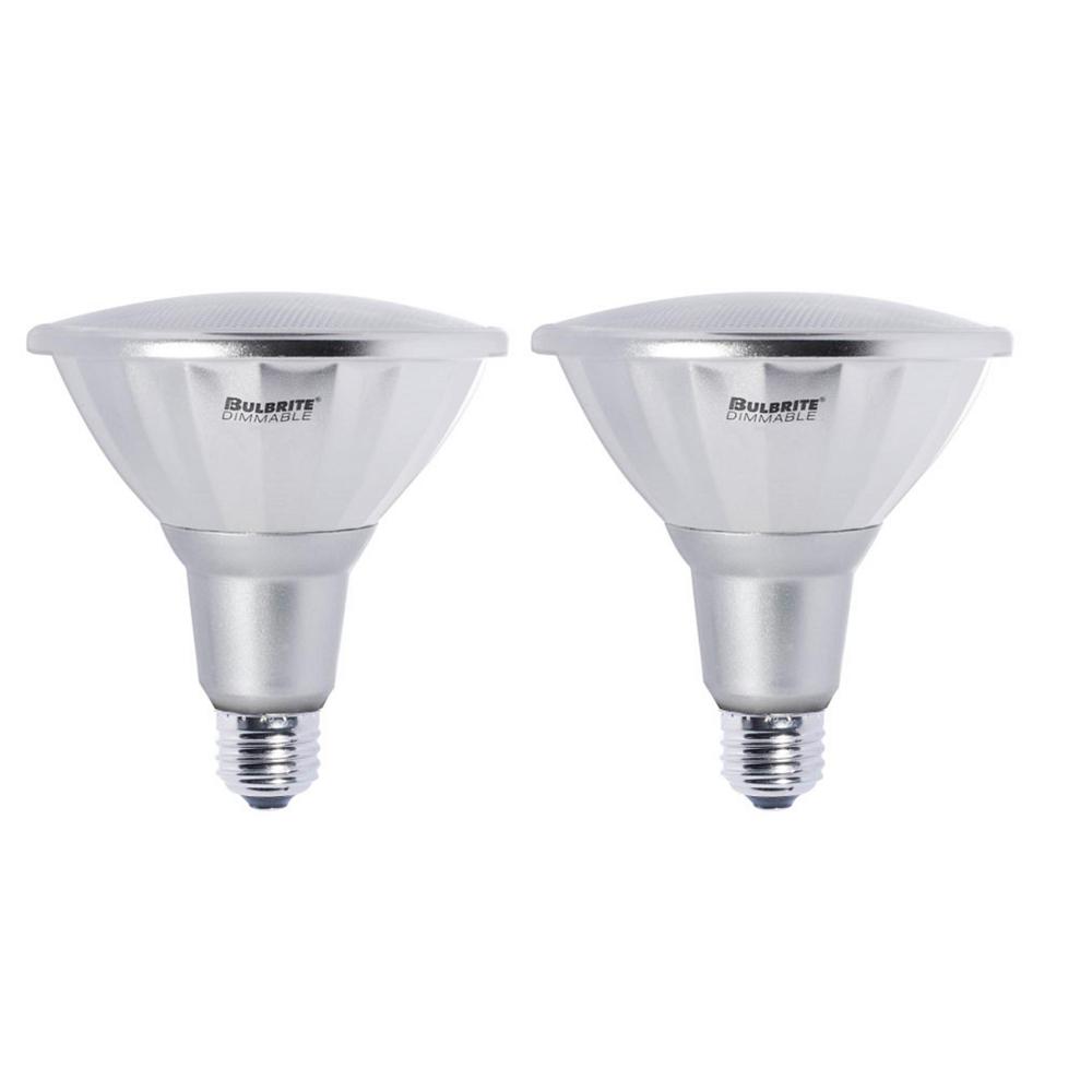 Bulbrite 90w Equivalent Cool White Light Par38 Dimmable Led