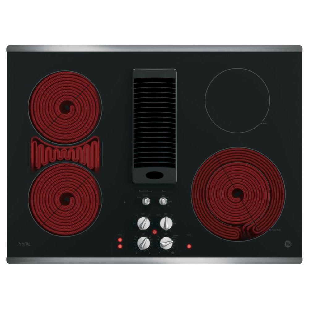 Downdraft Electric Cooktops Cooktops The Home Depot