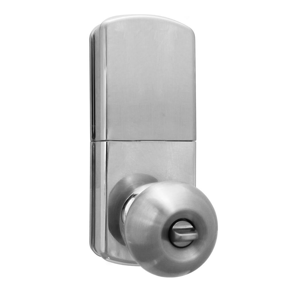 Morning Industry Satin Nickel Touch Pad And Remote Electronic Entry Door Knob Qkk 01sn The Home Depot