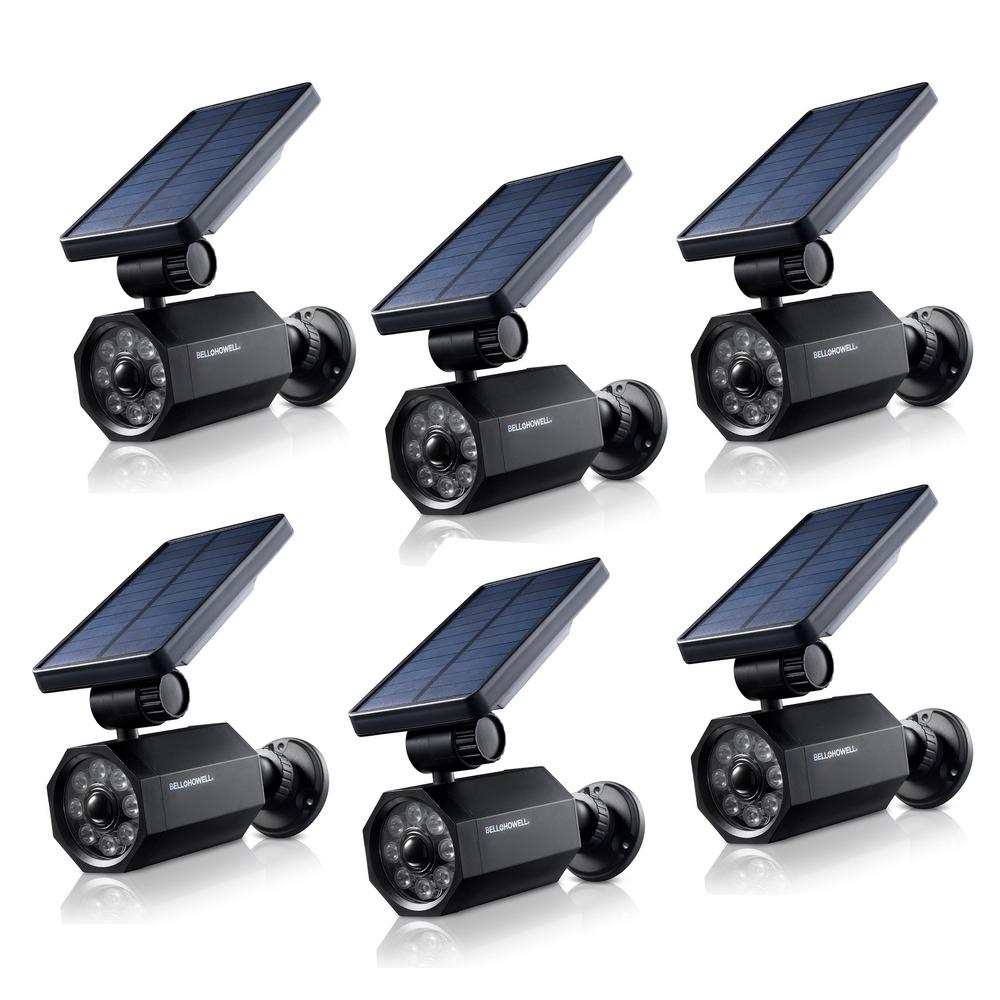 Reviews for Bell + Howell 4-Watt Solar Powered Black Motion Activated
