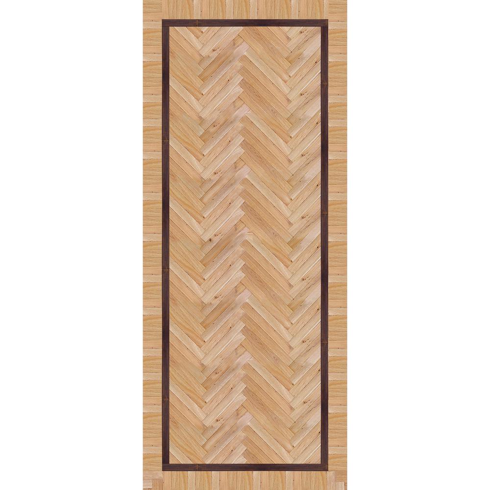 Home Decor Line 47 2 In X 19 7 Old Style Parquet Vinyl Floor Parquet Vinyl Floor