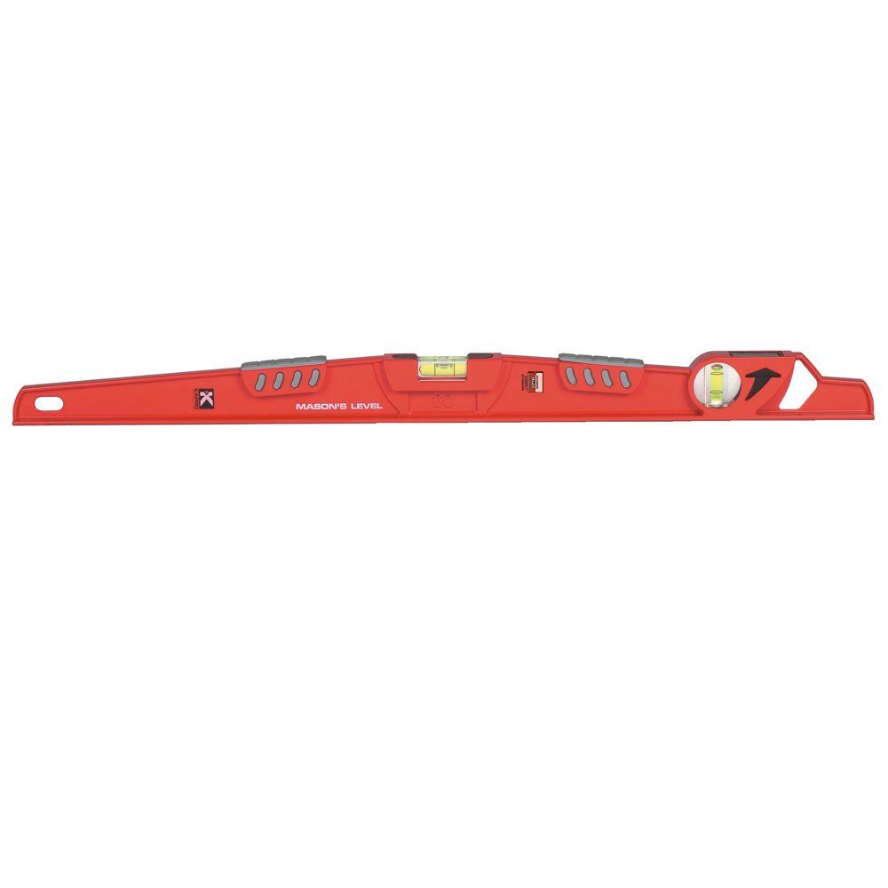 32 in. Shark Masons Level with Plumb Site