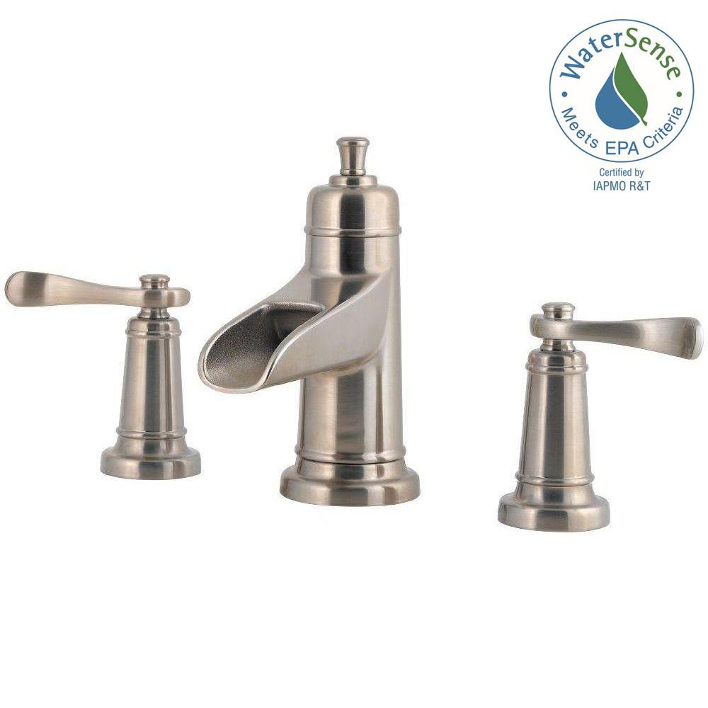 waterfall - widespread bathroom sink faucets - bathroom sink faucets