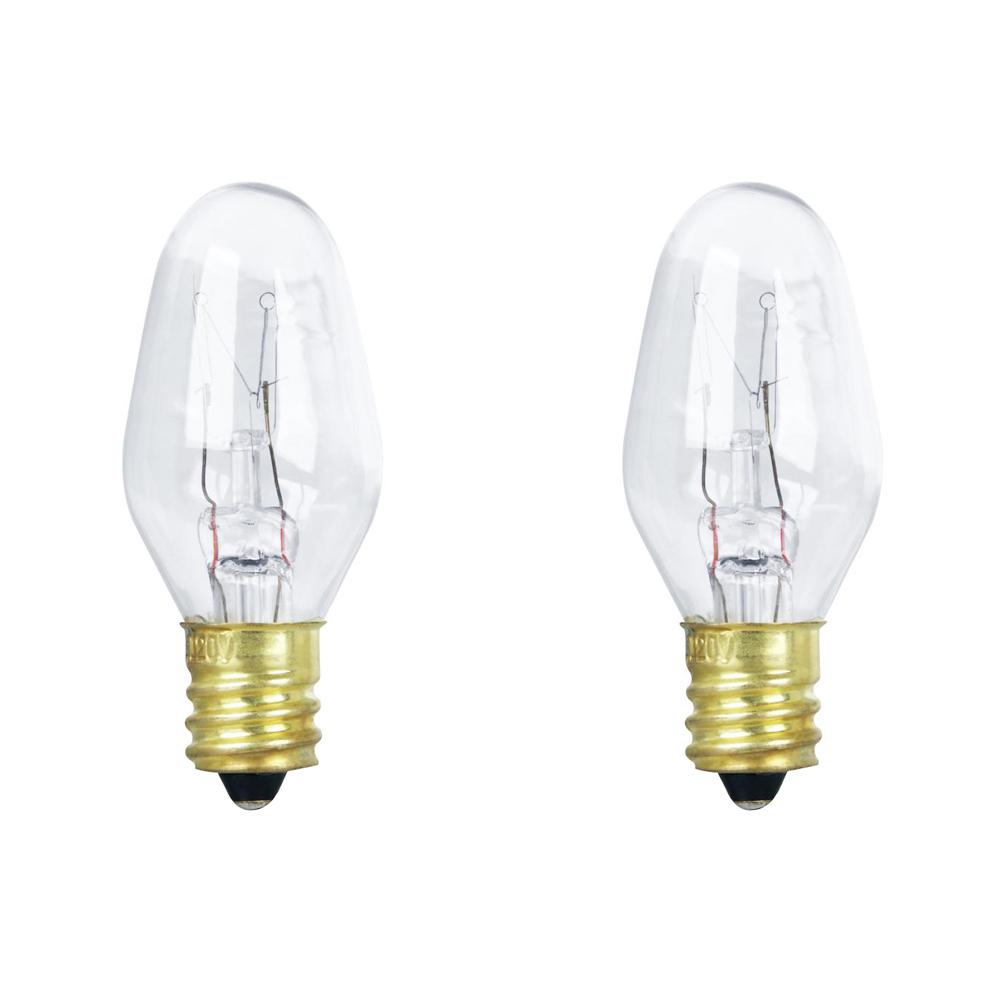 Feit Electric 15Watt Soft White (2700K) C7 Candelabra E12 Base