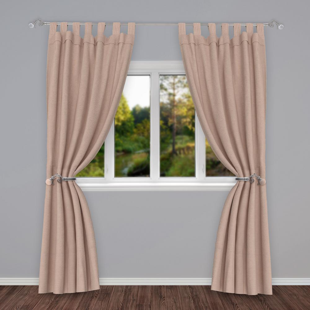 Lavish Home Crystal Ball Holdback Pair In Silver 63 17019a Si