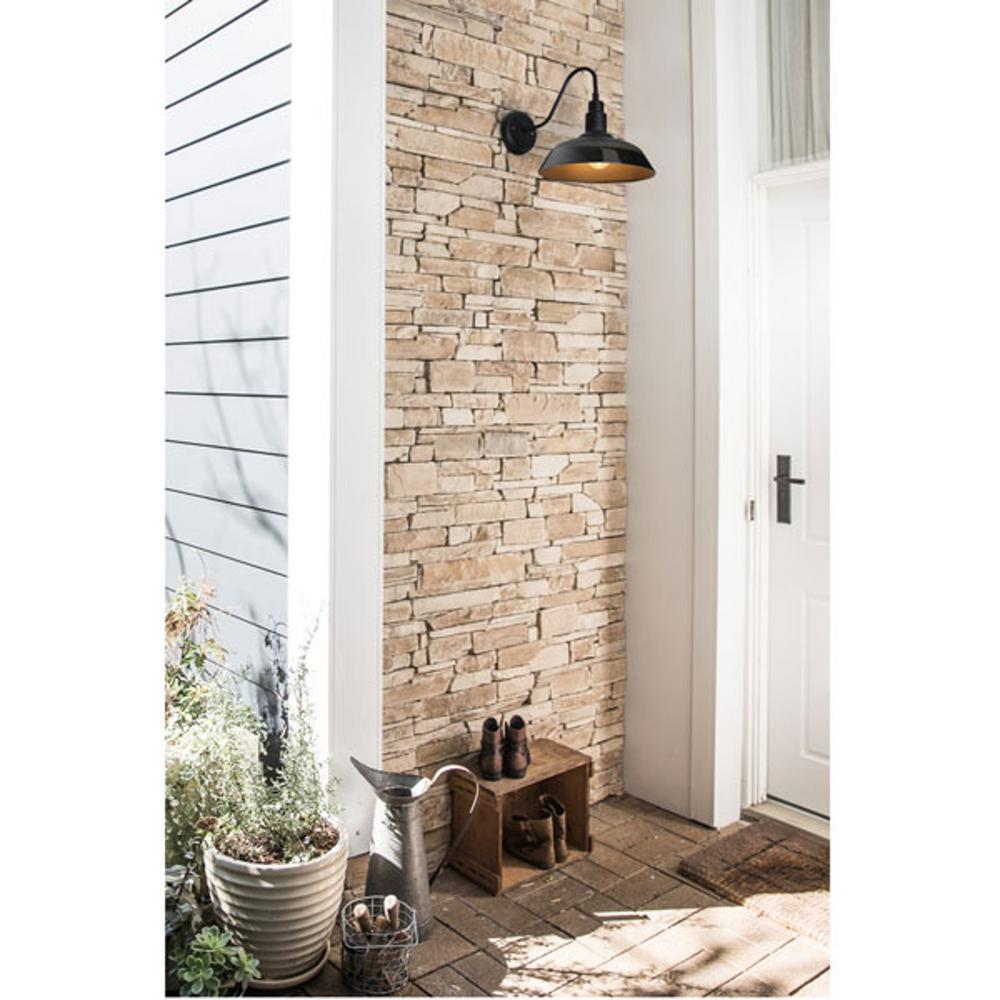 Sylvania Easton 1 Light Antique Black Outdoor Wall Mount Barn Sylvania Easton 1 Light Antique Black