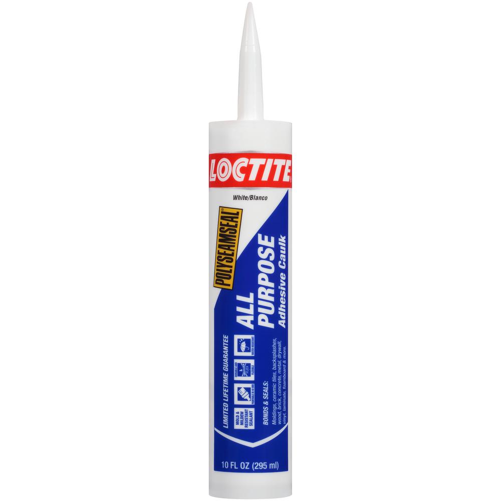 Loctite Polyseamseal 10 fl. oz. White AllPurpose Adhesive Caulk (12