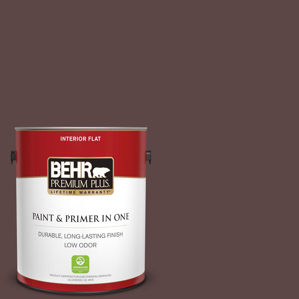 Behr Premium Plus 1 Gal 730b 7 English Manor Flat Low Odor 730b 7 English Manor Flat Low Odor Interior