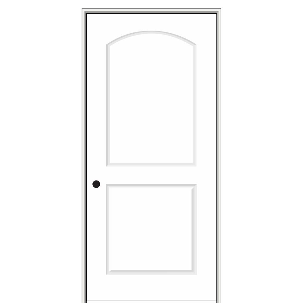 Mmi Door 26 In X 80 In Smooth Caiman Right Hand Solid Core Primed Molded Composite Single Prehung Interior Door