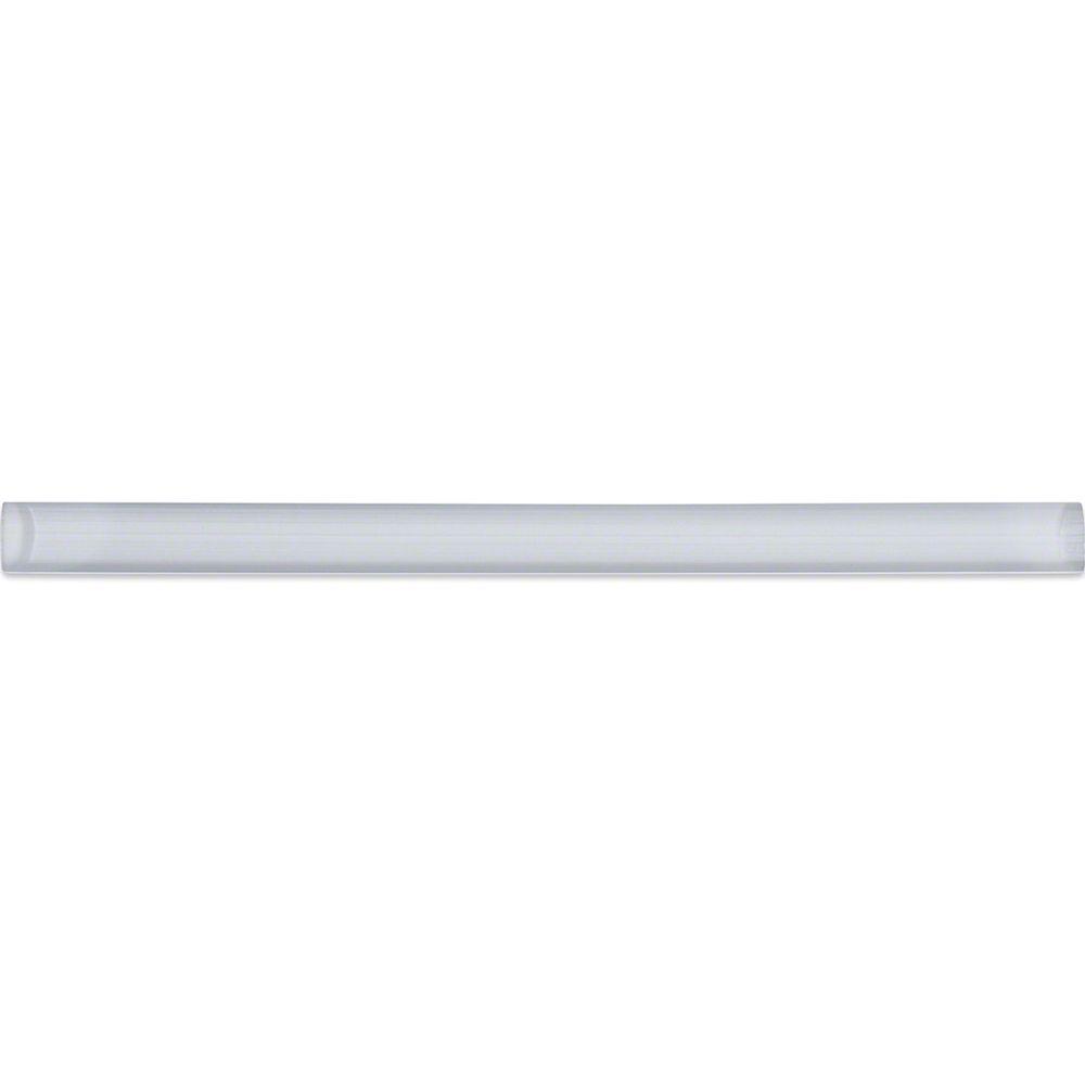 Ivy Hill Tile Bright White 3/4 in. x 12 in. x 11 mm Glass Pencil Liner