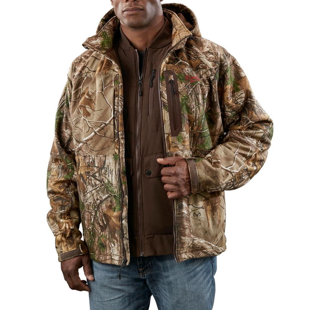 Milwaukee Medium M12 Cordless Lithium-Ion Realtree Xtra Camo 3-in-1 Heated Jacket Kit (Battery 