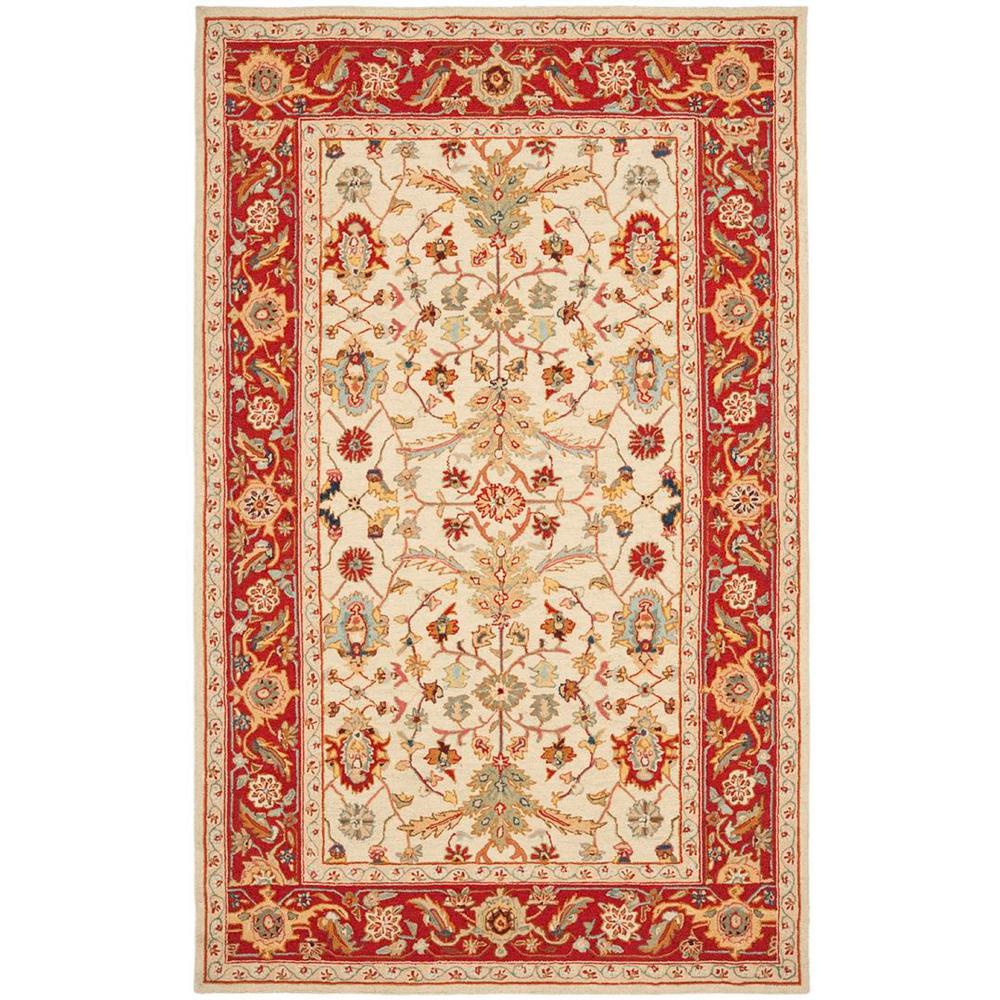 Safavieh Chelsea Ivory Red 8 Ft X 10 Area Rug - Safavieh Ivory And Red Area Rug Safavieh Chelsea Ivory Red 8 Ft X 10 Area Rug - Safavieh Ivory And Red Area Rug