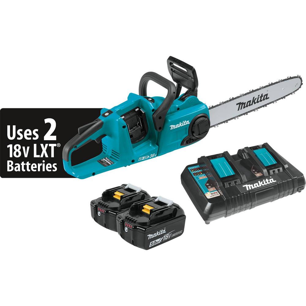 Makita 16 inch 18-Volt X2 (36-Volt) LXT Lithium-Ion Brushless Cordless Chainsaw... by Makita