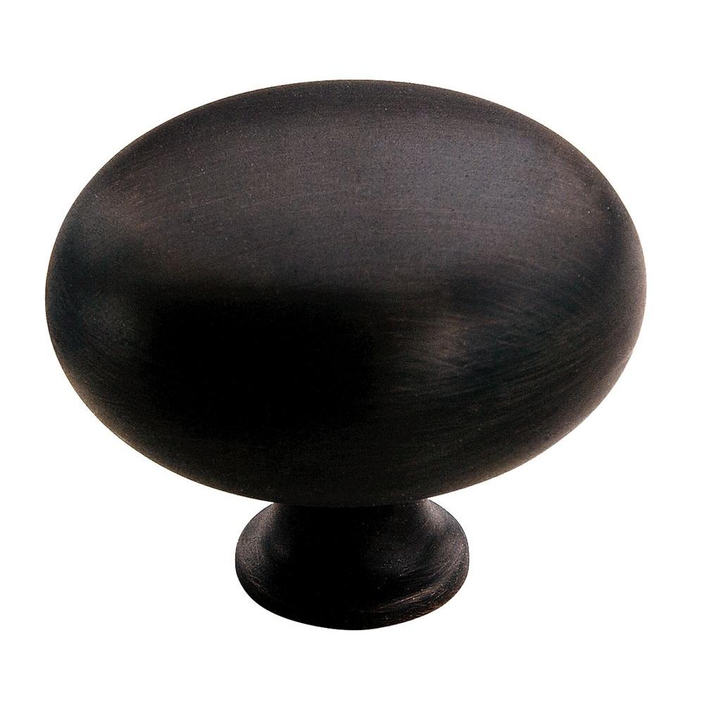 Amerock Traditional Classics 1 1 2 In Oil Rubbed Bronze Cabinet Knob   Amerock Cabinet Knobs Bp772orb 64 1000 