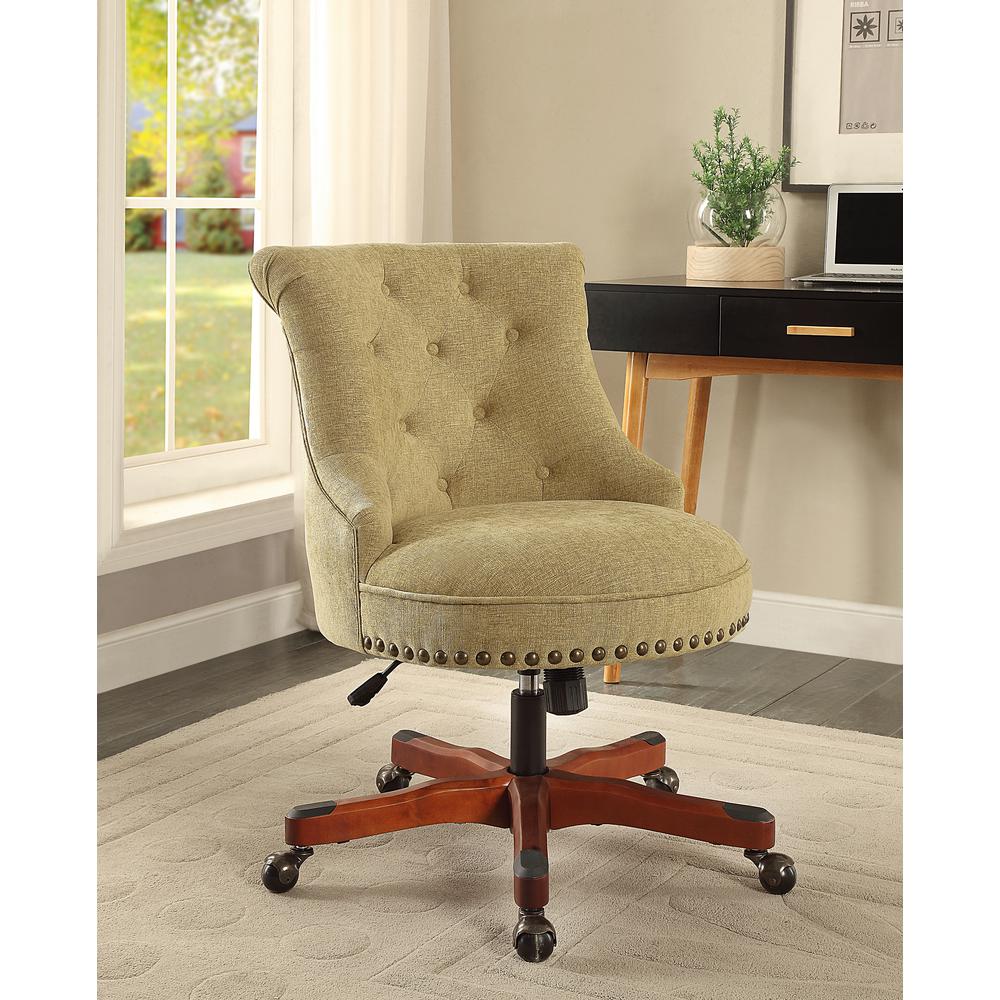 Linon Home Decor Sinclair Green Office Chair 178403grn01u The