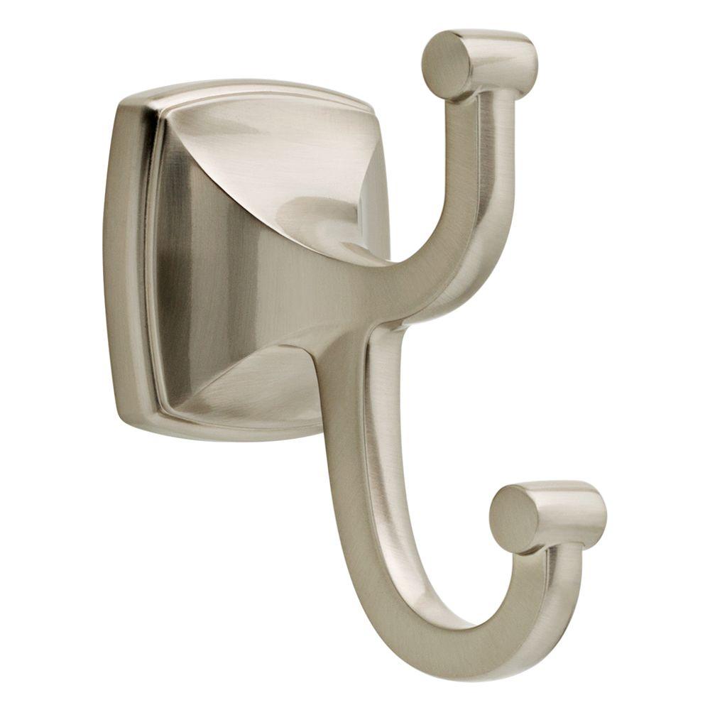 Delta Amaya Double Towel Hook in Brushed NickelAMA35SN The Home Depot