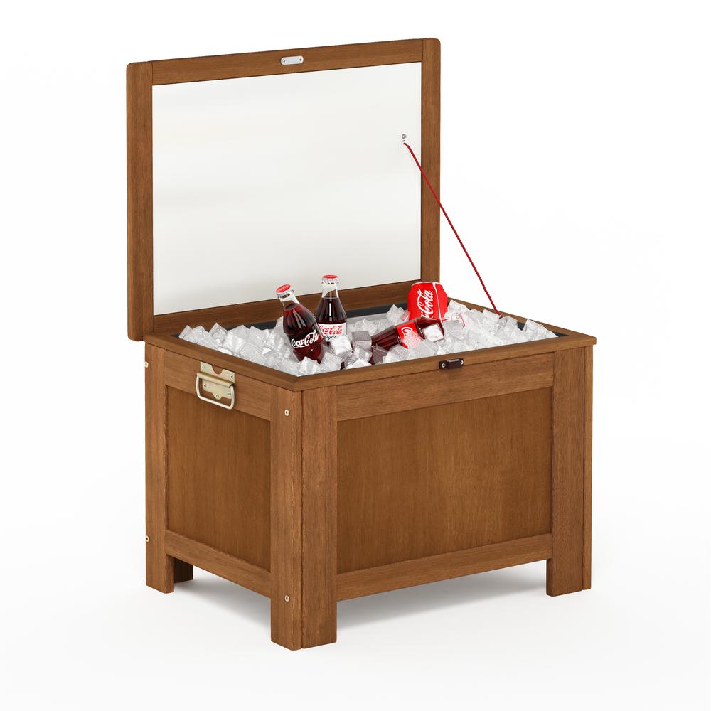 teak cooler chest