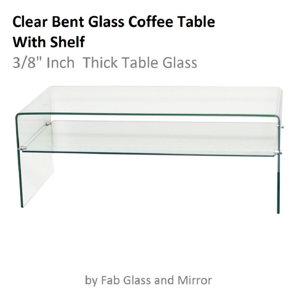 Fab Gl And Mirror 3 8 In Thick Clear Bent Coffee Fab Gl And Mirror 3 8 In Thick Clear Bent Coffee