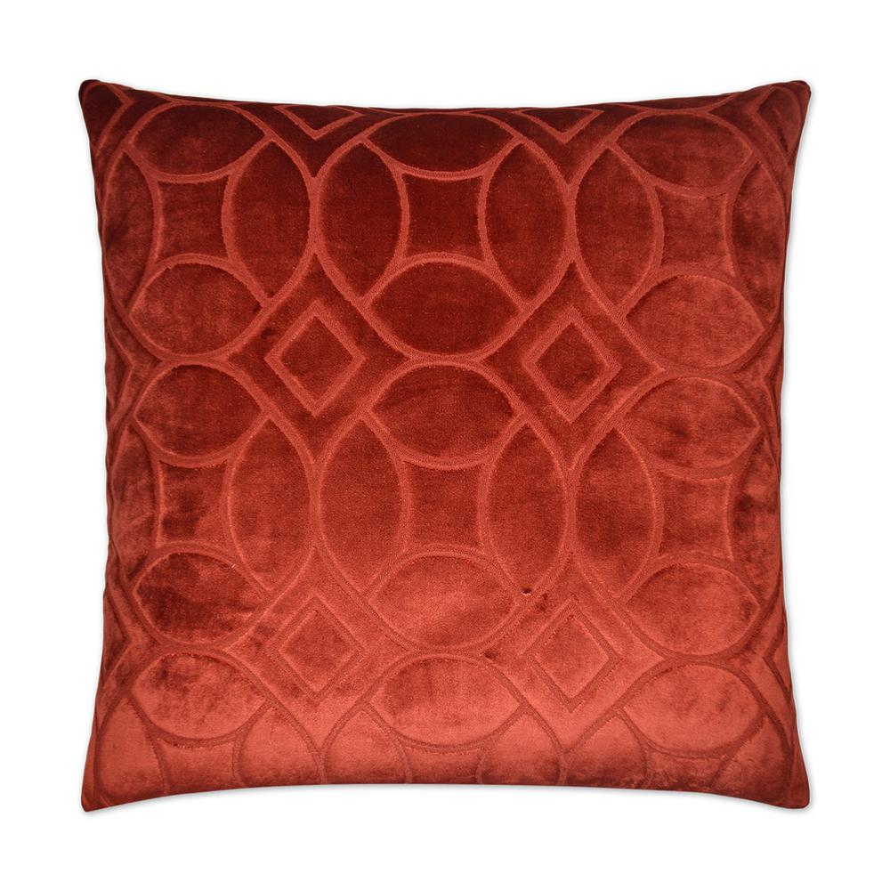 Reidshire Cinnabar Feather Down 24 In X Decorative Throw Undefined Reidshire Cinnabar Feather Down 24 In X Decorative Throw Pillow