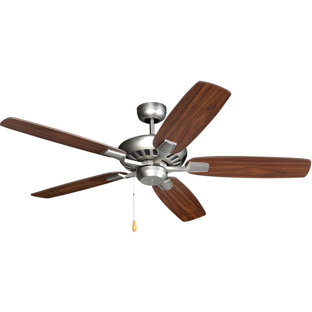 Troposair Saturn 52 In Satin Steel Ceiling Fan