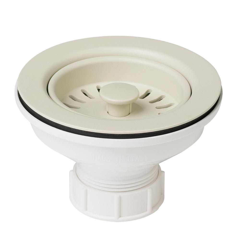 Beige Kitchen Strainer The Home Depot Kitchen Sink Strainer In Beige