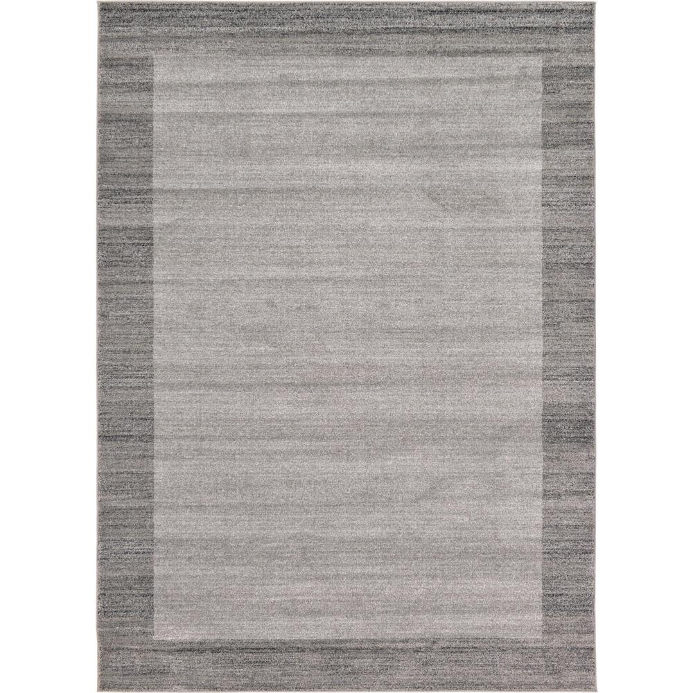 Unique Loom Del Mar Abigail Light Gray 7' 0 x 10' 0 Area Rug-3130935 ...