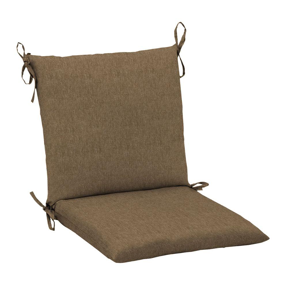 hampton bay mid back dining chair cushion