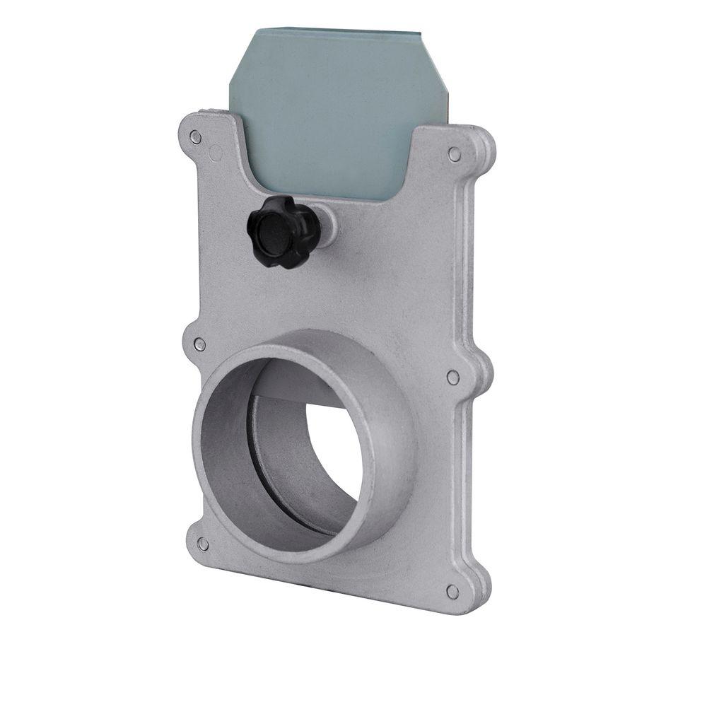 POWERTEC 21/2 in. Aluminum Blast Gate for Vacuum / Dust Collector