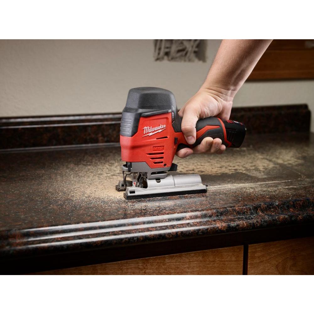 Milwaukee M12 Cordless Jig Saw Kit 12V Lithiumion Hybrid Grip Variable