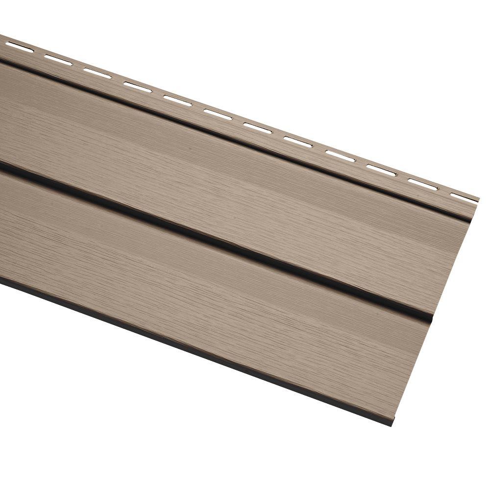 Cellwood Progressions Double 4.5 in. Dutch Lap Khaki Vinyl Siding