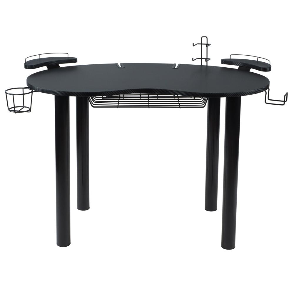 Atlantic Eclipse Black Gaming Desk 82050334 The Home Depot