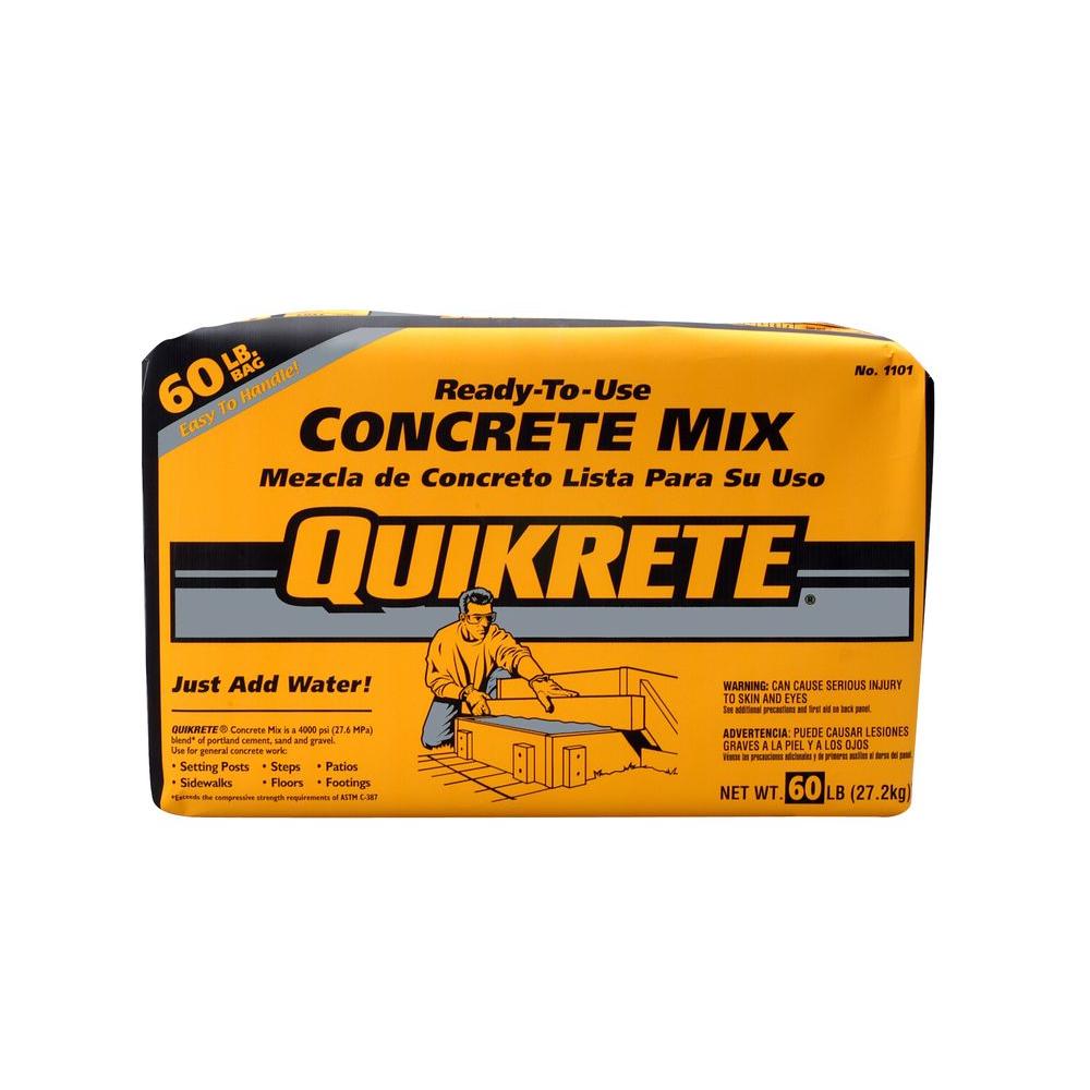 60 lb - Concrete Mix - Mortar, Cement & Concrete Mix - The Home Depot