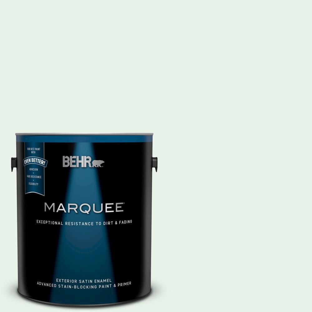 BEHR MARQUEE 1 gal. 460A1 Bubble Satin Enamel Exterior Paint and