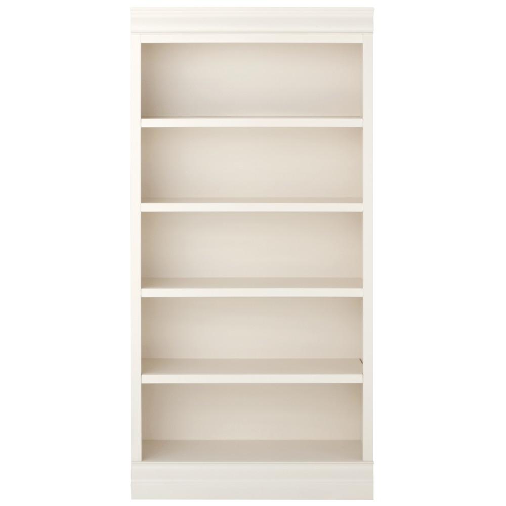 Home Decorators Collection 73 In Polar White Wood 5 Shelf