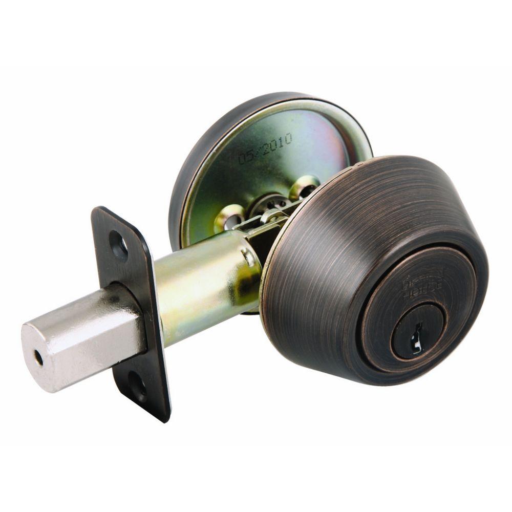 Delaney Callan Single Cylinder Edged Oil Rubbed Bronze DeadboltKA2007