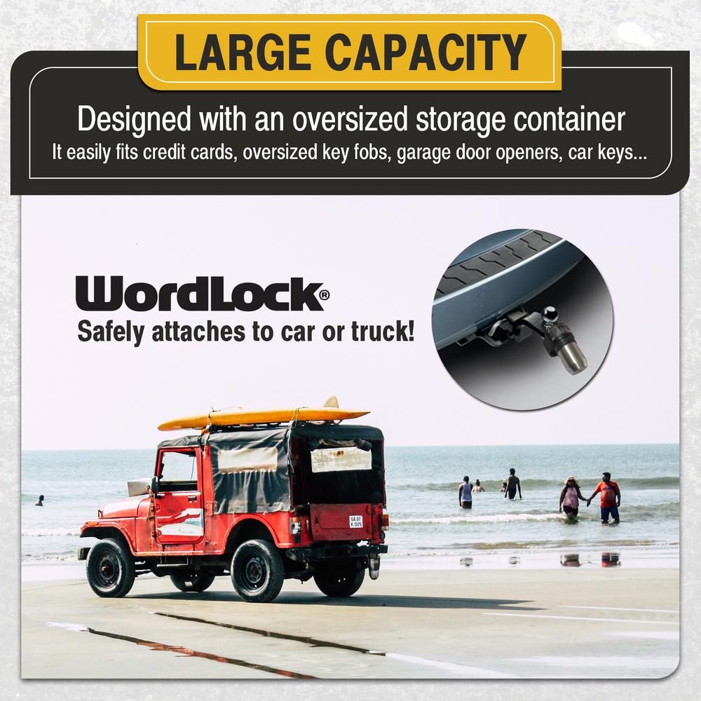 Wordlock 4 Dial Word Indoor Outdoor Realtor And Recreation Storage Combination Lockbox Black Ks 052 Bx The Home Depot