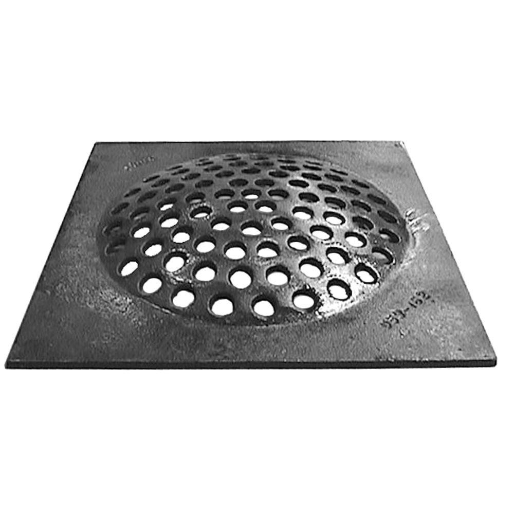 cast iron grate floor drain cover