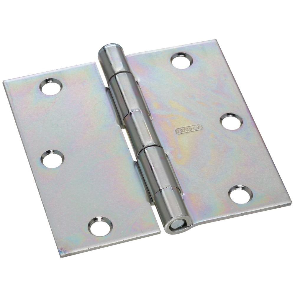 Everbilt 1-1/2 in. Zinc-Plated Narrow Utility Hinge (2-Pack)-15396 ...