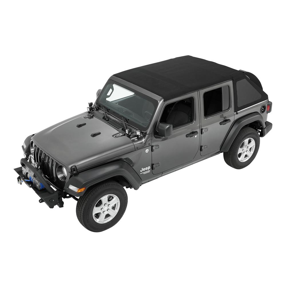 Bestop Trektop Soft Top For Wrangler Jl 4dr Black Diamond 56863 35
