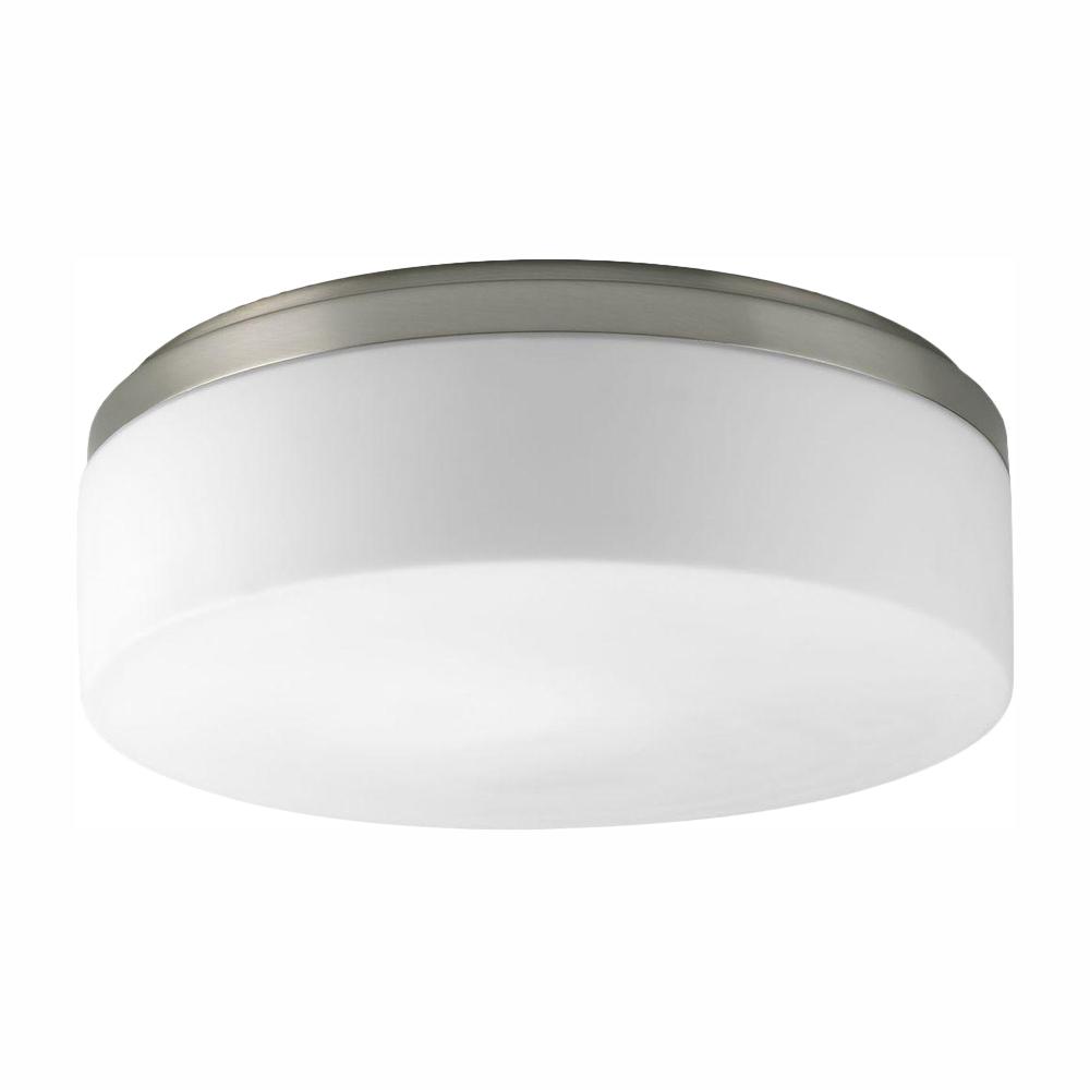 Progress Lighting Maier Collection 2 Light Brushed Nickel Flush Mount With Opal Etched Gl Progress Lighting Maier Collection 2 Light Brushed Nickel Flush Mount With Opal Etched Gl