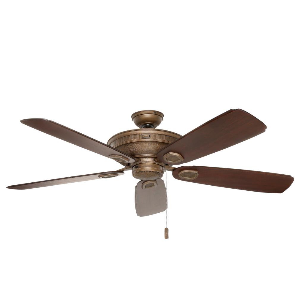 Casablanca Heritage 60 In Indoor Outdoor Aged Bronze Ceiling Fan