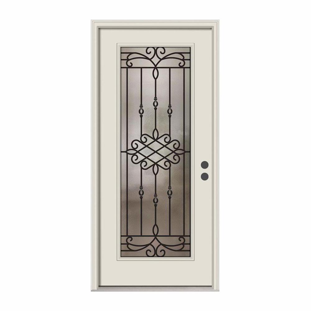 JELDWEN 36 in. x 80 in. Full Lite Sanibel Primed Steel JELDWEN 36 in. x 80 in. Full Lite Sanibel Primed Steel