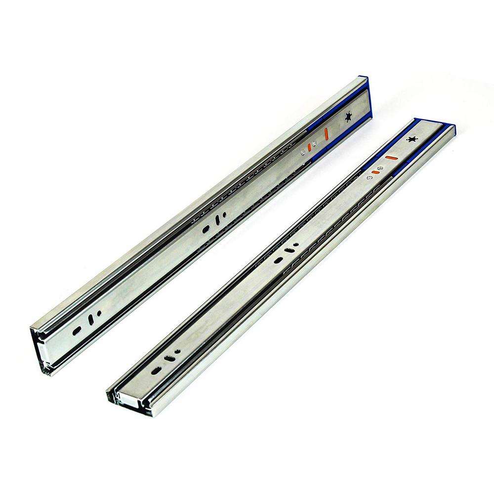 10 Pair 22/" Drawer Slides Full Extension Push to Open 100 Lbs Weight Capacity