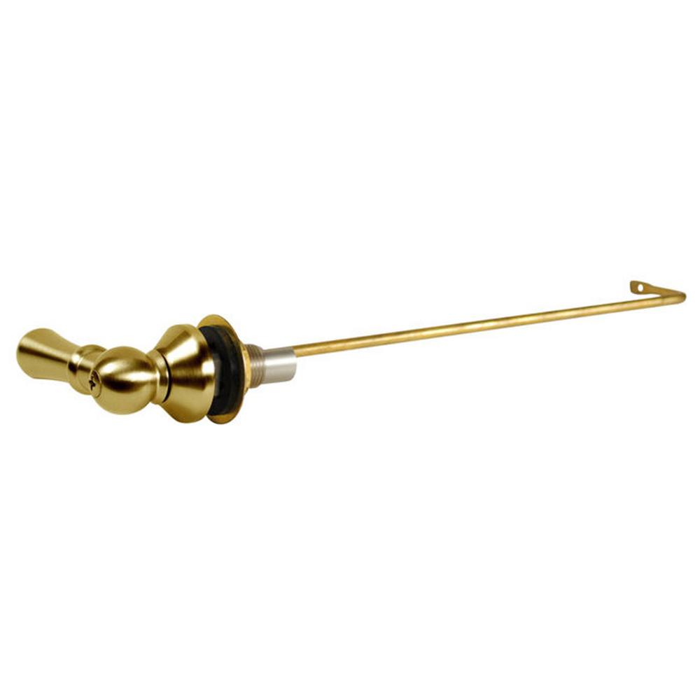 Everbilt Front Mount Toilet Tank Lever in Polished Brass224115PB