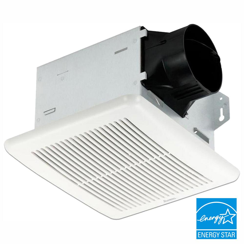 Delta Breez Integrity Series 50 CFM Wall or Ceiling Bathroom Exhaust Fan, ENERGY STAR