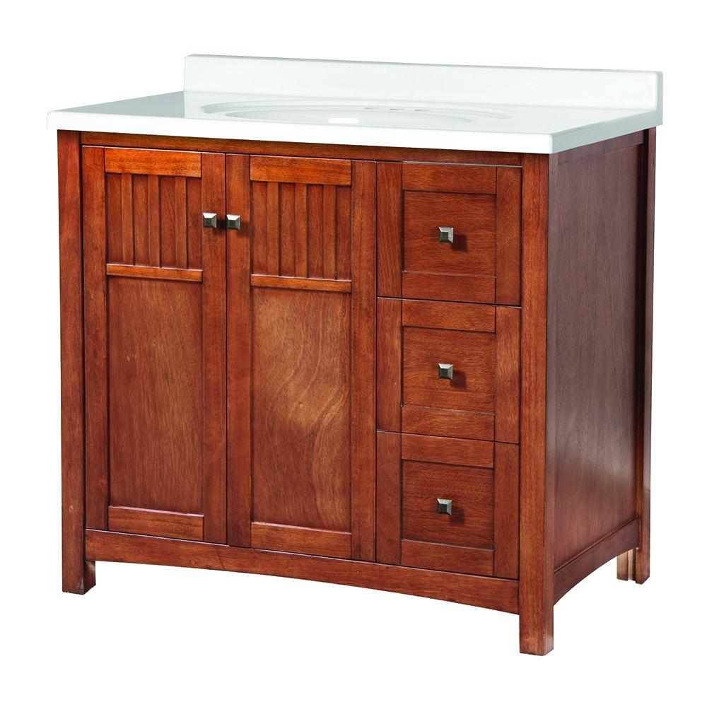 Home Decorators Collection Knoxville 37 In W X 22 In D Vanity In